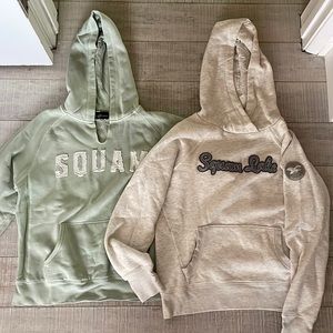 Pair of Squam Lake Hoodies